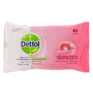 Dettol 40-Piece Skincare Antibacterial Skin Wipes Dettol 40-Piece Skincare Antibacterial Skin Wipes